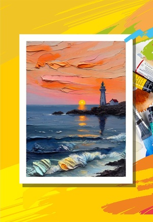 Маяк. Мастер-класс по живописи