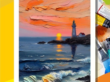 Маяк. Мастер-класс по живописи