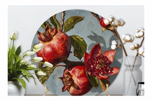 Живопись. Акрил. Сочные гранаты