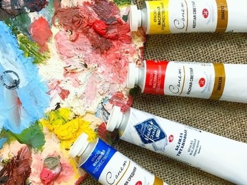 Мастер-класс по рисованию акрилом на свободную тему