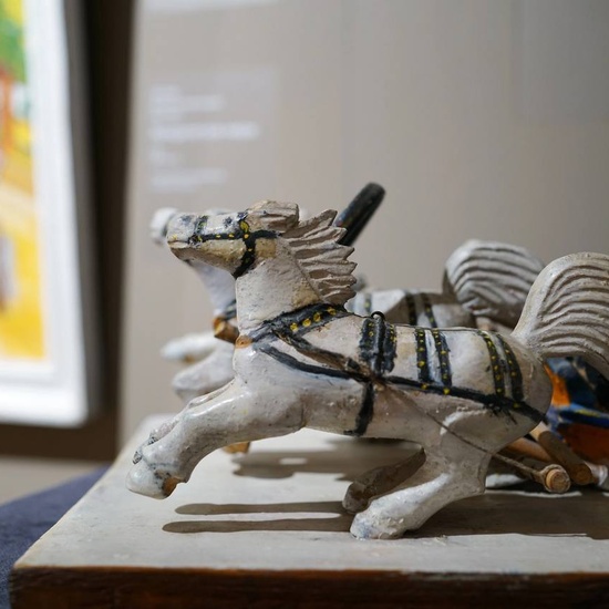 Музейное занятие «Мчатся кони в серебре»