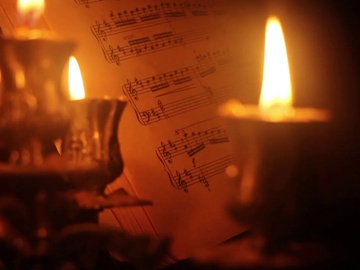 Музыка и живопись: вечер при свечах