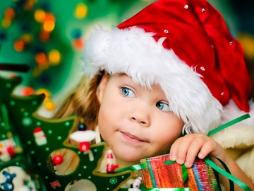 Фейерверк в новогоднем лесу