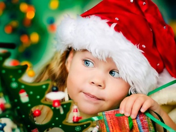 Фейерверк в новогоднем лесу