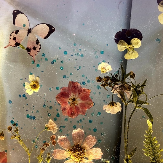 Ночник с сухоцветами