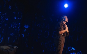 Глаза голубой собаки