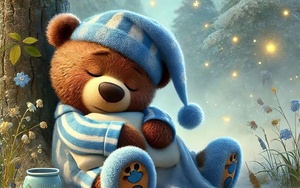 Медвежонок просыпается