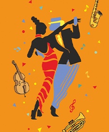 Танцы с оркестром.