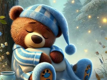 Медвежонок просыпается