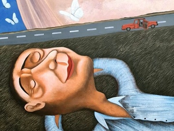 Кураторская экскурсия по выставке Дмитрия Бухрова «Какой во мне смысл?»