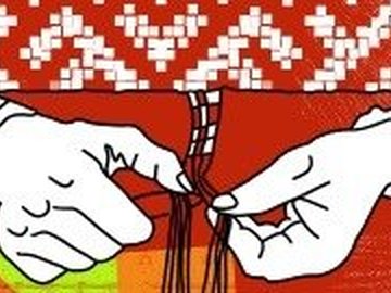 Ткачество: детское занятие на ткацком станке